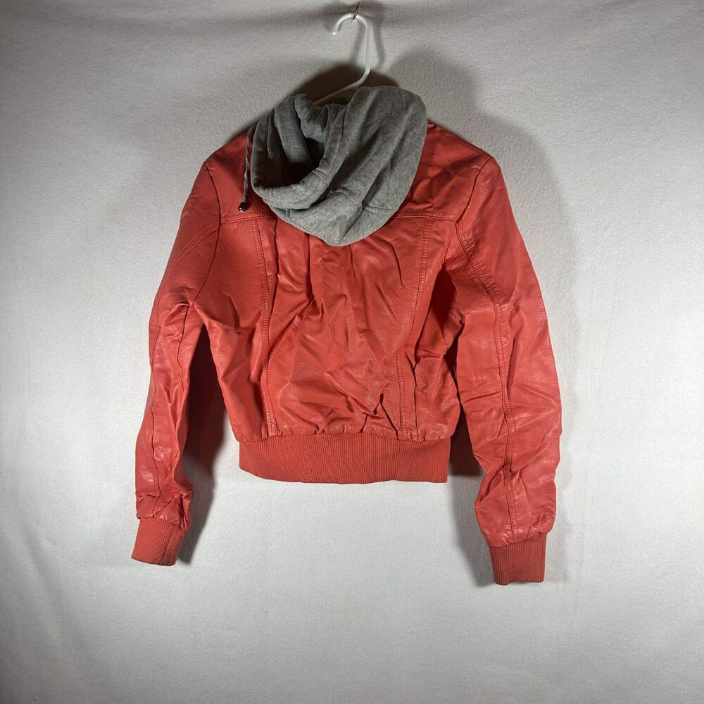 Charlotte Russe Coat Rustic Orange Jacket Lined Women Large Peacoat - Picture 10 of 15